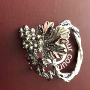 Silver plated napkin rings